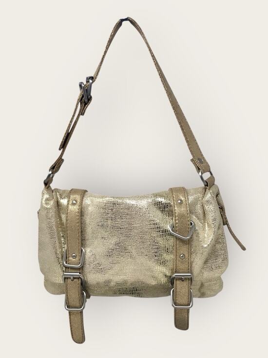 GAP Handbags - GAP Metallic Gold Clutch Bag Purse Evening
